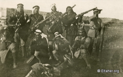 1936 - Sheikh Hassan Salama and his staff